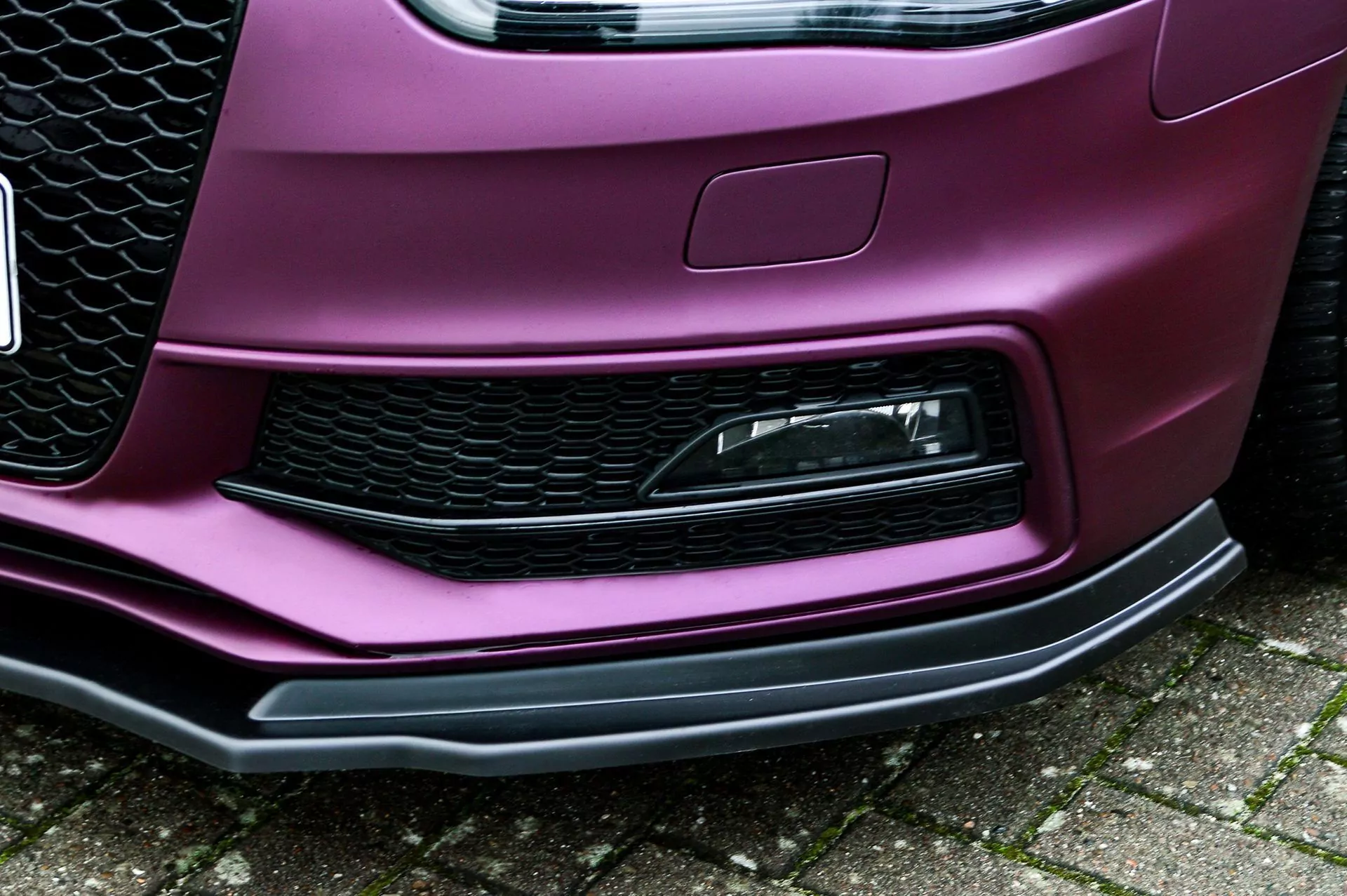 Cup Frontspoilerlippe V2 für Audi A4+ S4 B8 Facelift S-Line Bj. 2011-2015