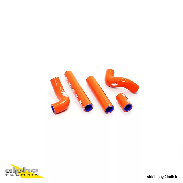 SAMCO SPORT Siliconschlauch Kit orange für KTM 250 EXC 250 XC-W 300 EXC 300 XC-W Husaberg TE250 TE300 Husqvarna TE250 TE300 Modelljahr 2012-2016