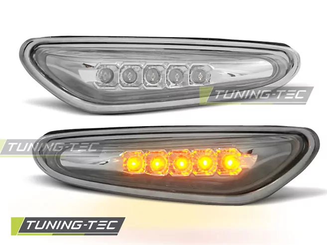 Side Direction Chrome Led Fits Bmw E46 09.01-03.05  