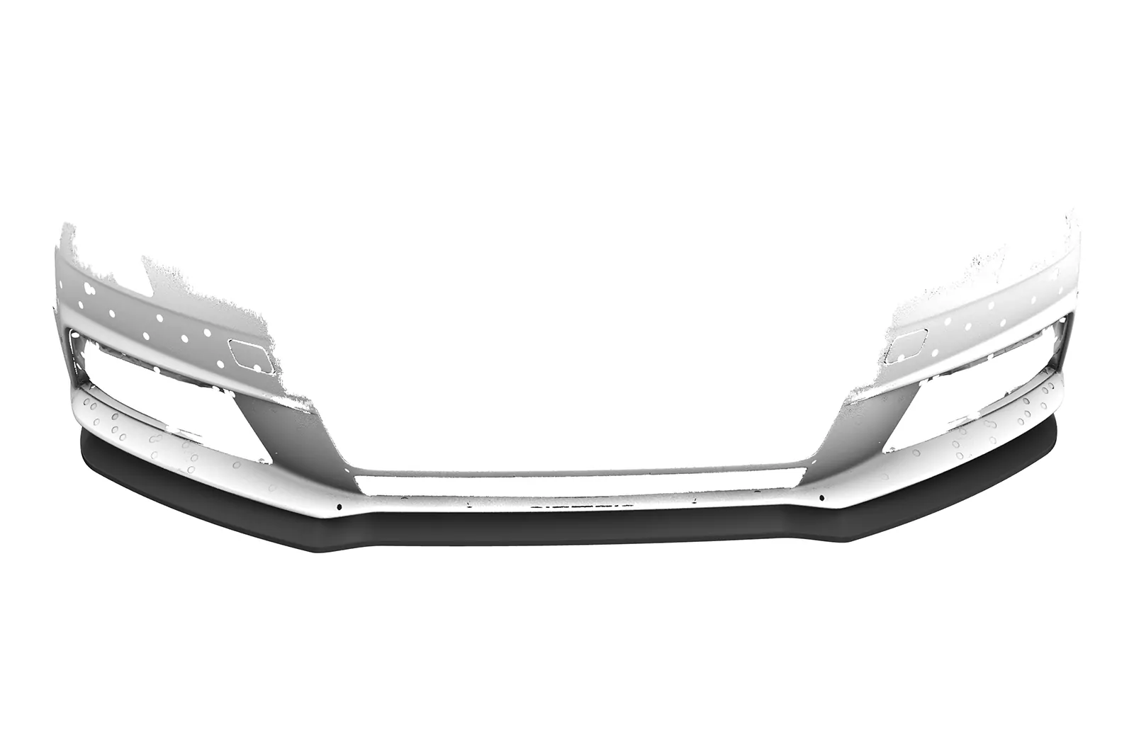 Cup-Spoilerlippe mit ABE für Audi A4 B9 (Typ 8W) CSL388 Strukturiert (schwarz matt)