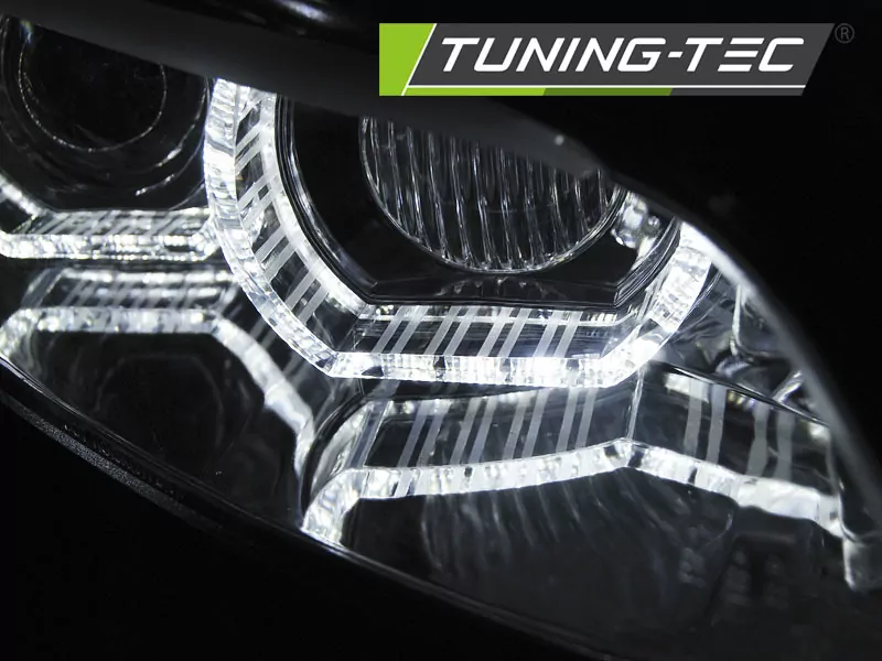 XENON HEADLIGHTS ANGEL EYES LED CHROME fits BMW E92/E93 06-10