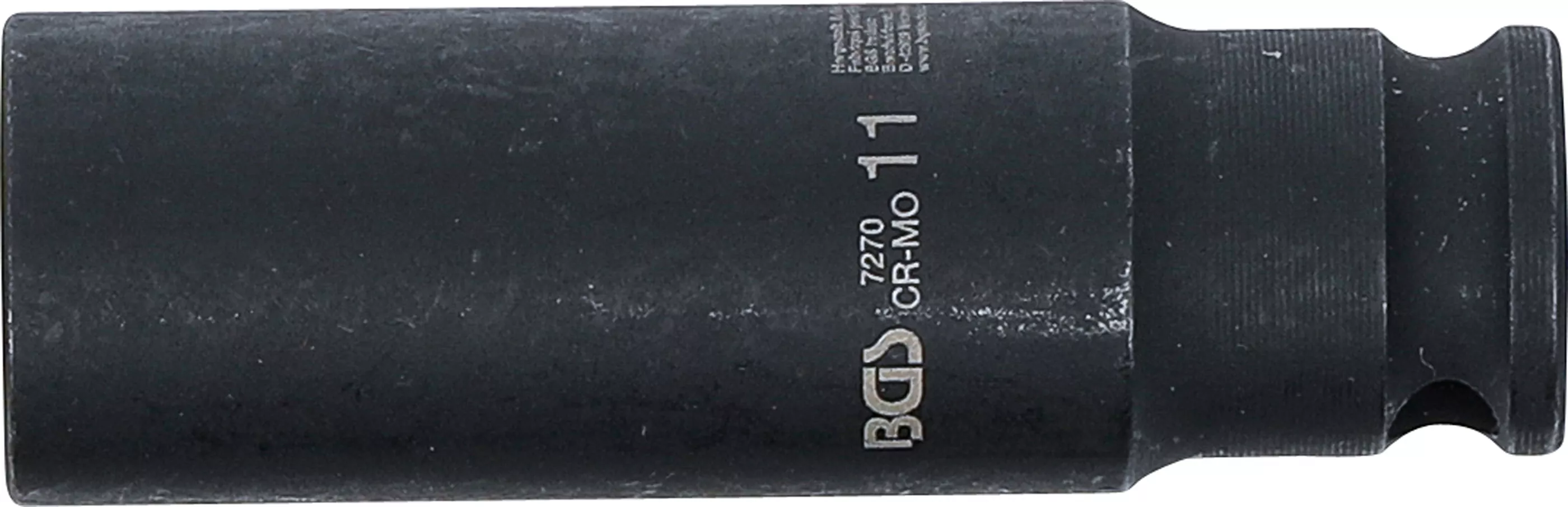 Kraft-Steckschlüssel-Einsatz Sechskant, tief | Antrieb Innenvierkant 6,3 mm (1/4") | SW 11 mm