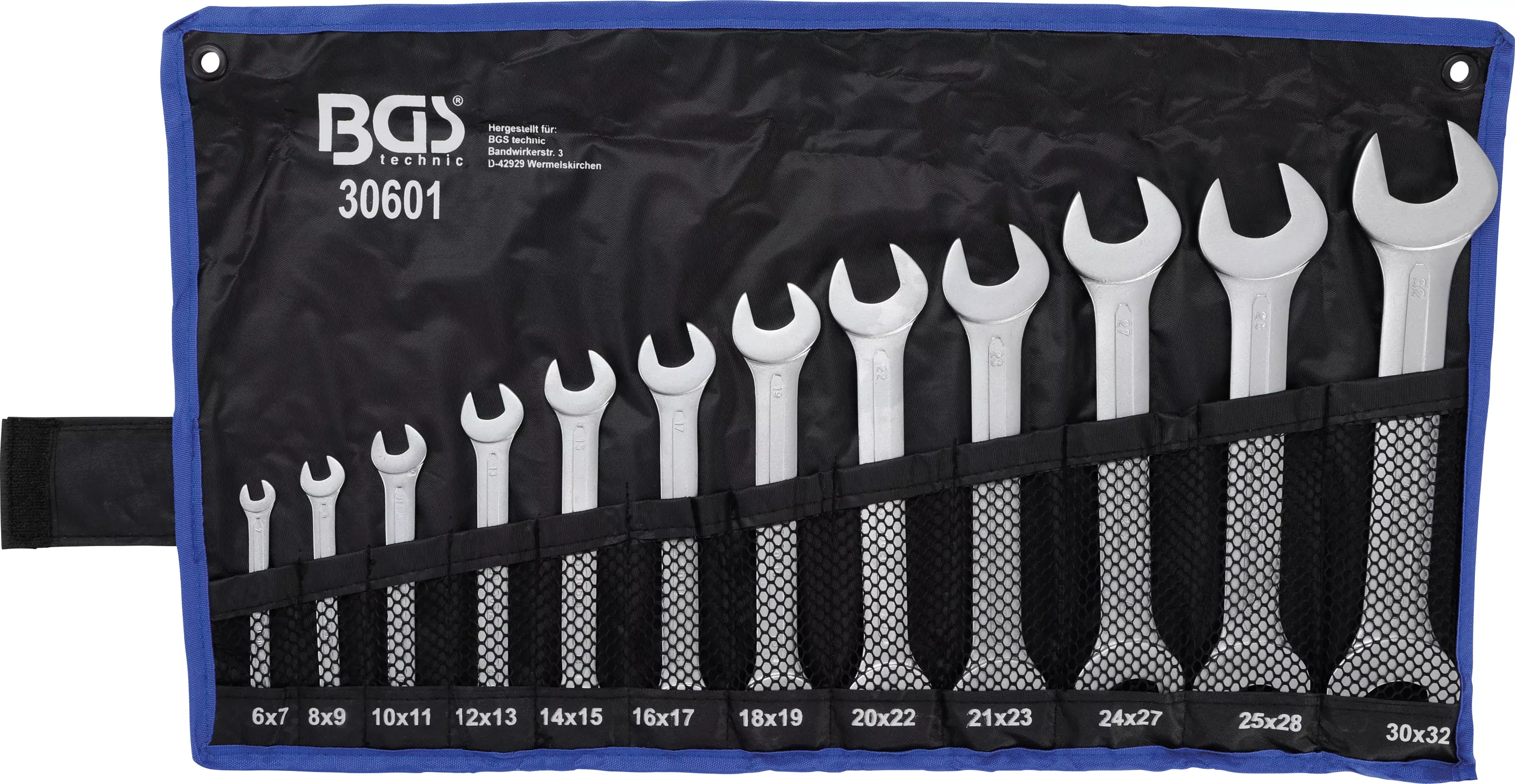 Doppel-Maulschlüssel-Satz | SW 6 - 32 mm | 12-tlg.