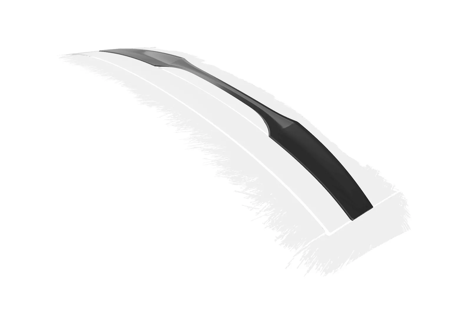 Heckscheibenblende für Opel Insignia B Grand Sport HSB082 Schwarz Strukturiert