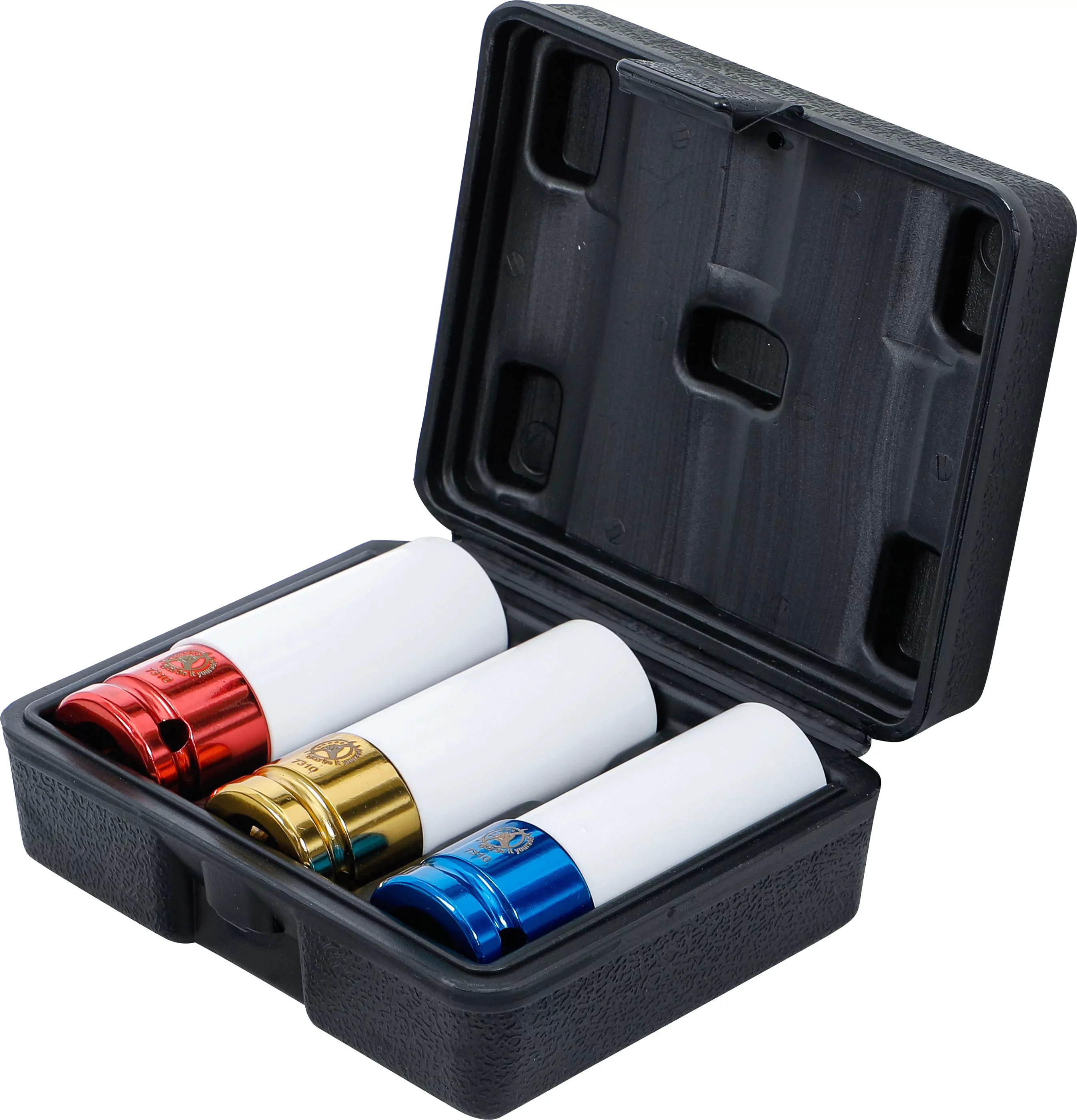 Kraft-Schoneinsatz-Satz | Antrieb Innenvierkant 12,5 mm (1/2") | SW 17 - 19 - 21 mm | 3-tlg.