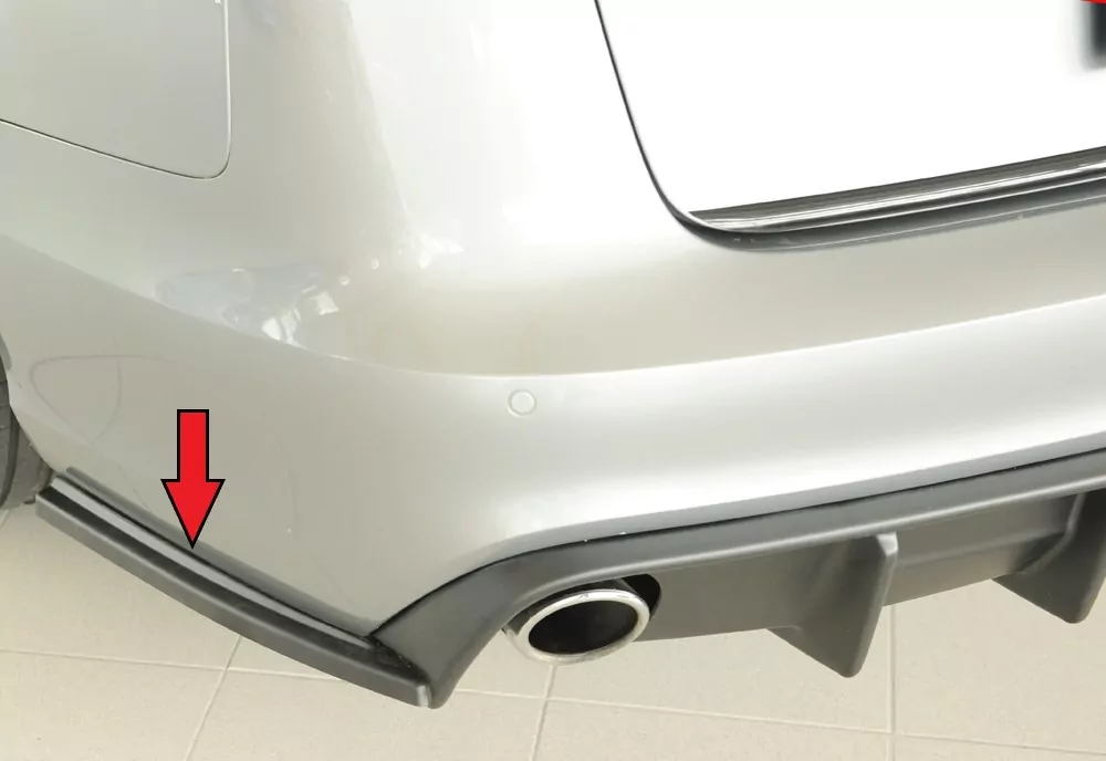 Rieger Heckschürzenansatz seitlich links für Audi A6 S6 (4G/C7) Lim. 02.12-08.14 (bis Facelift)