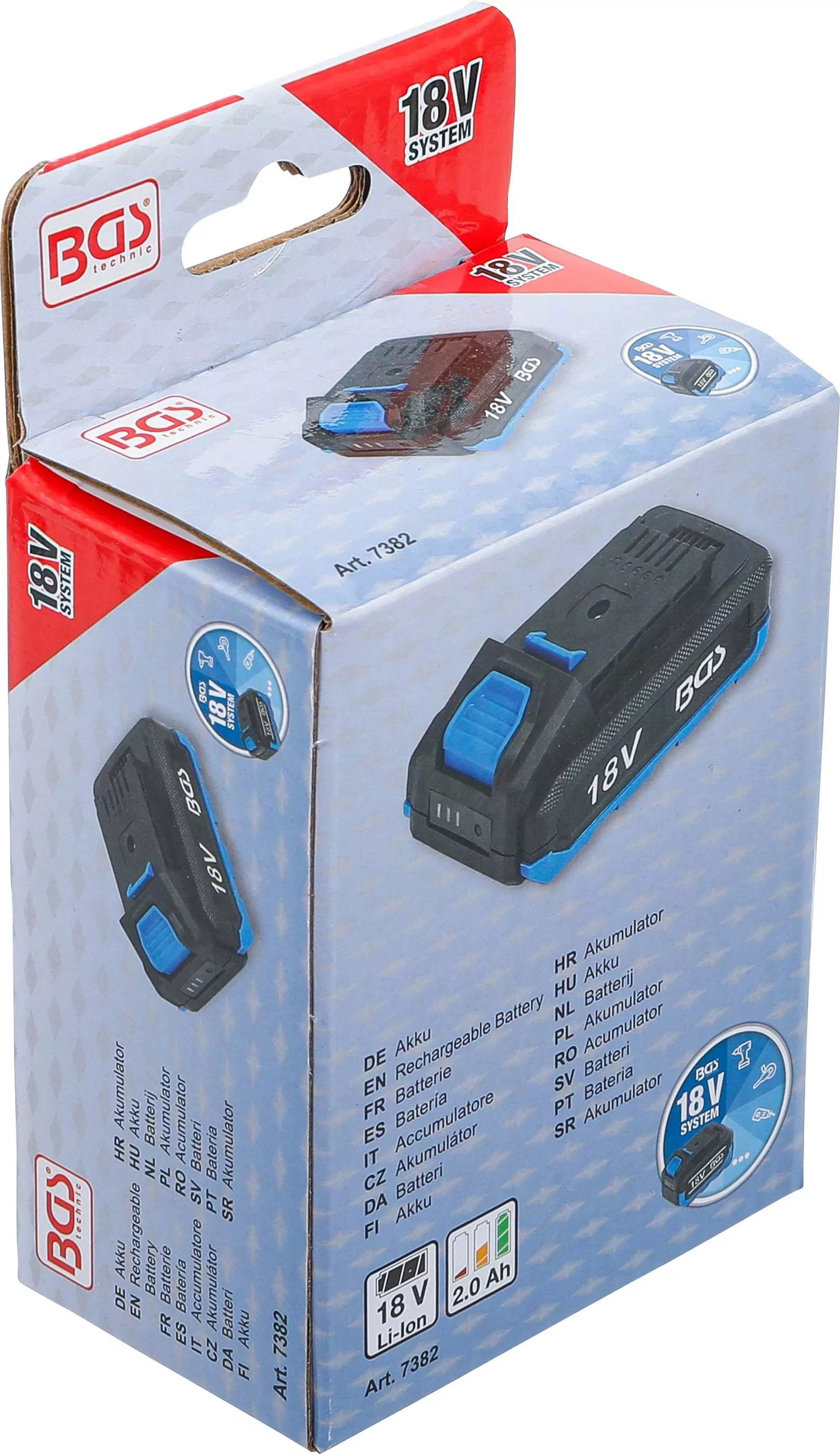 Akku | 2,0 Ah | für BGS 18-V-Akku-System