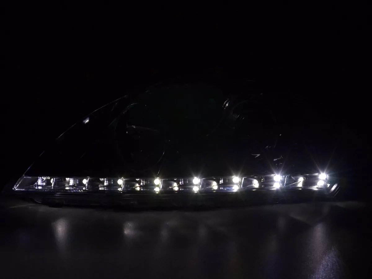 Scheinwerfer Set Daylight LED TFL-Optik Kia cee'd 5-trg. Typ ED Bj. 06-09 chrom