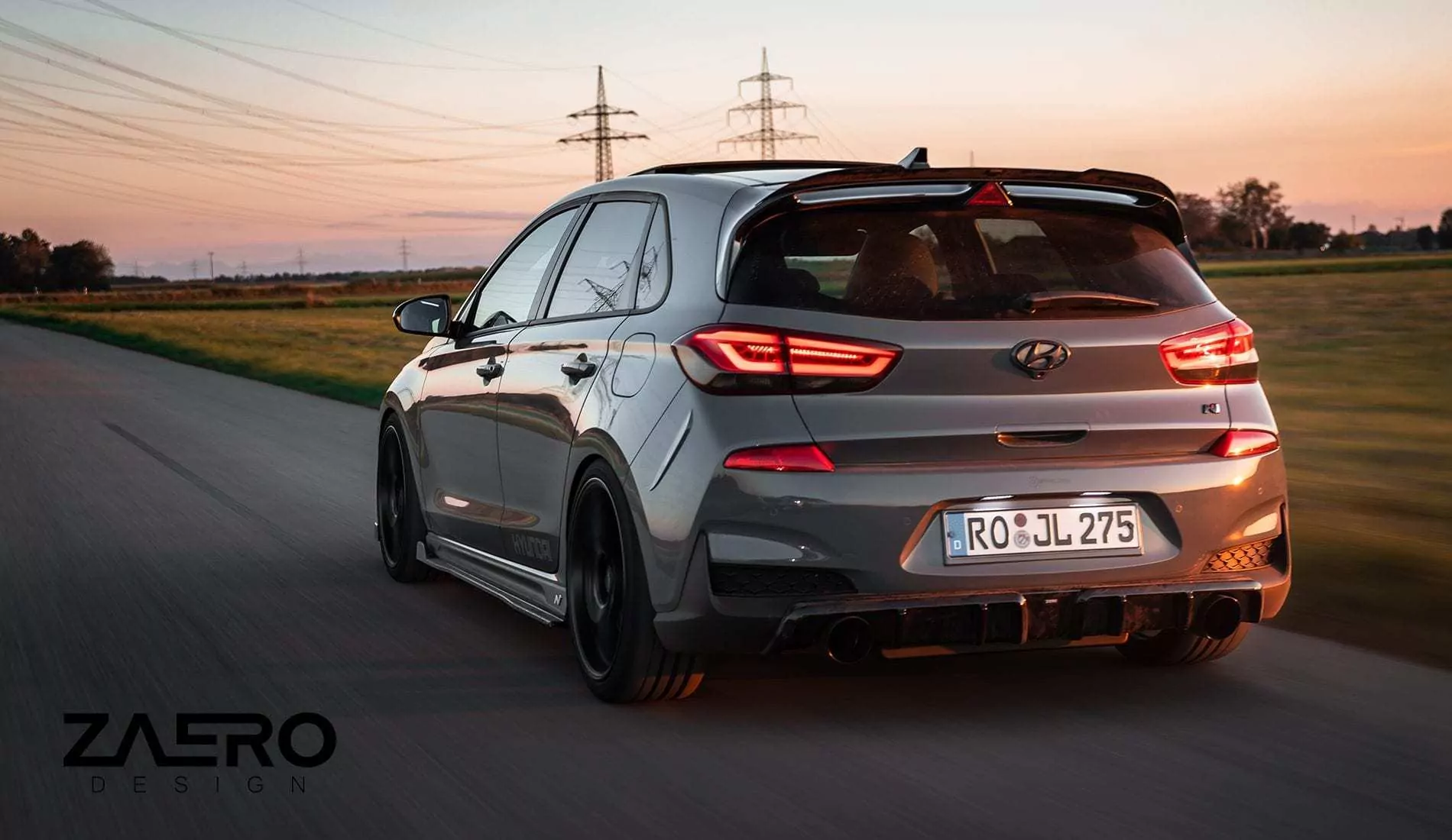 EVO-1 Diffusor für Hyundai I30N Hatchback