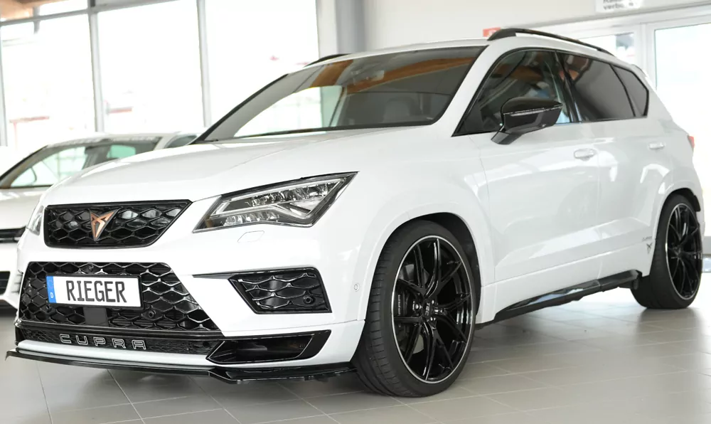 Rieger Spoilerschwert glanz schwarz für Seat Ateca Cupra (5FP)  09.18-07.20 (bis Facelift)
