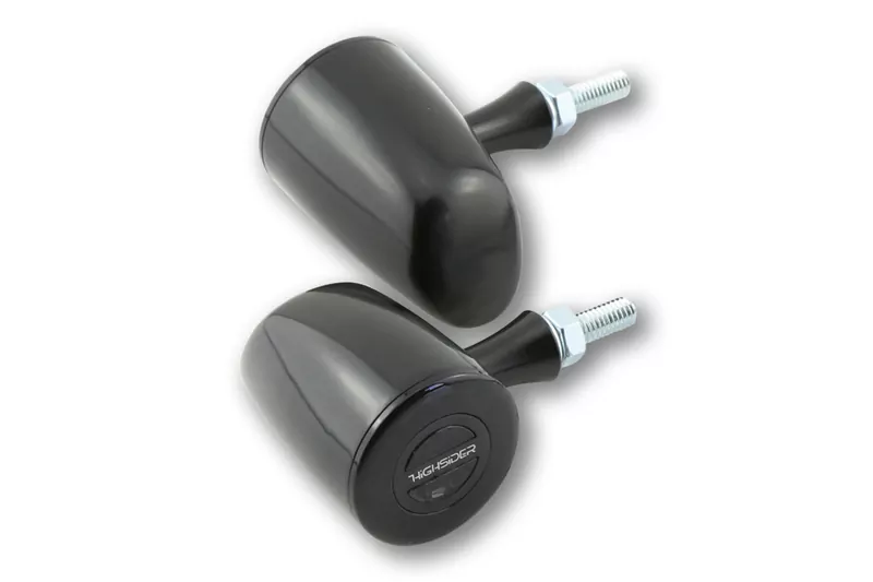 HIGHSIDER pro Rocket Classic LED Taillight/Indicator Black/Smoke 3in1, E-Approved (Pair)