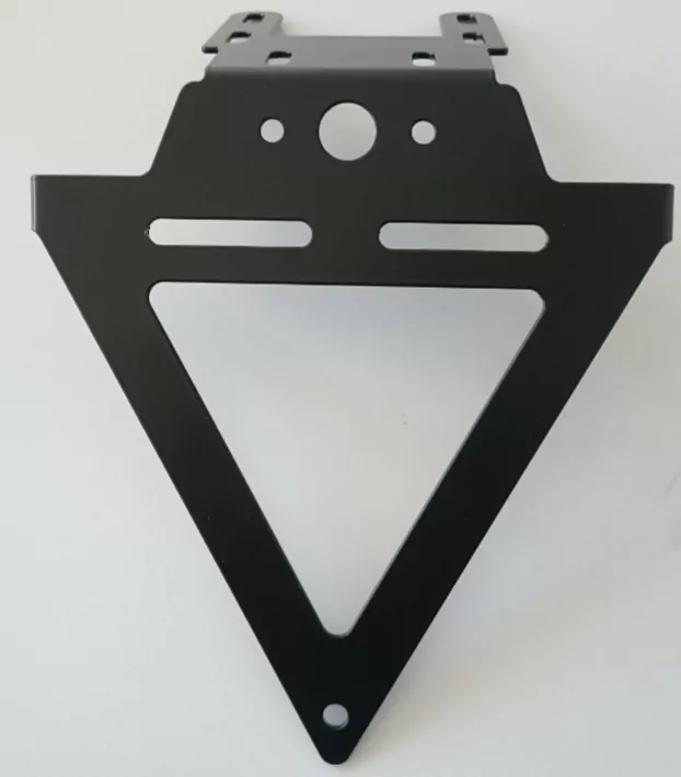 Kennzeichenhalter "UNIVERSAL" | starr | schwarz Breite 195mm | Lochabstand KZB 45mm