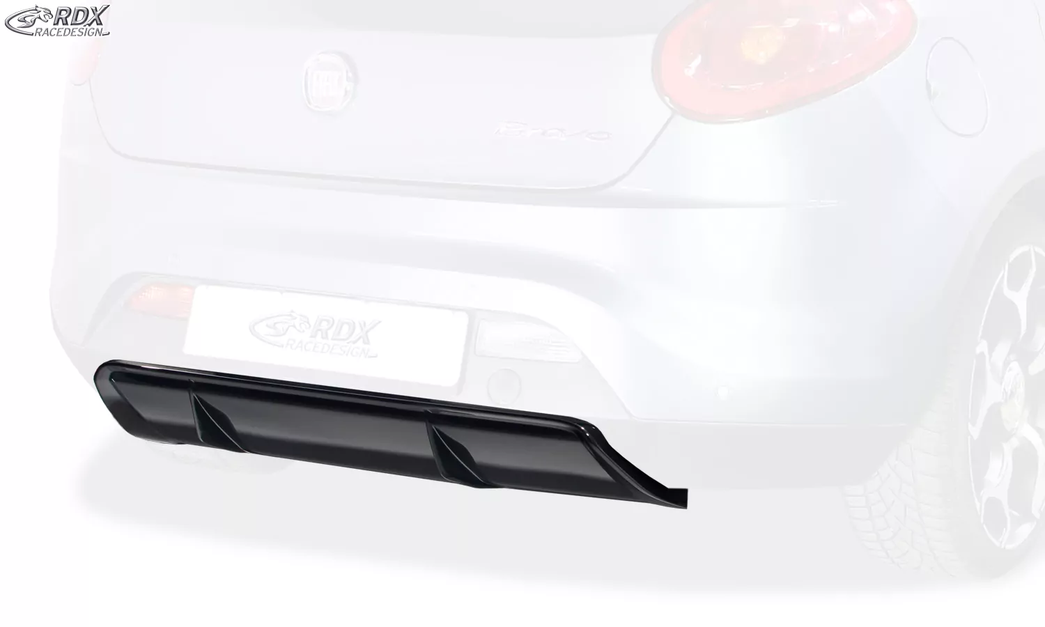 RDX Heckansatz für FIAT Bravo (198) Diffusor Heckblende Heckdiffusor