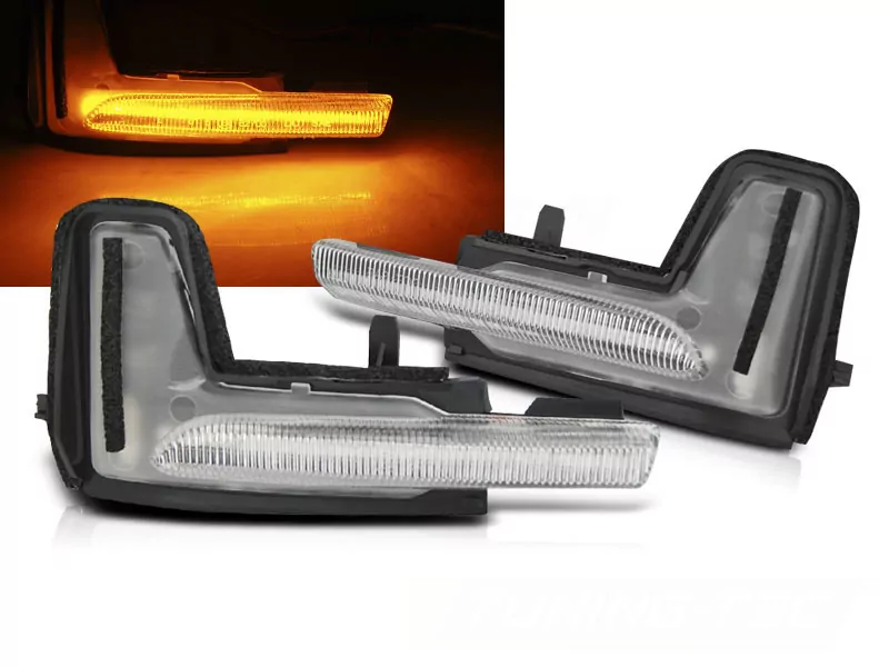 Indicator In The Mirror White Led Fits Volvo Xc90 Mk Ii 14-20