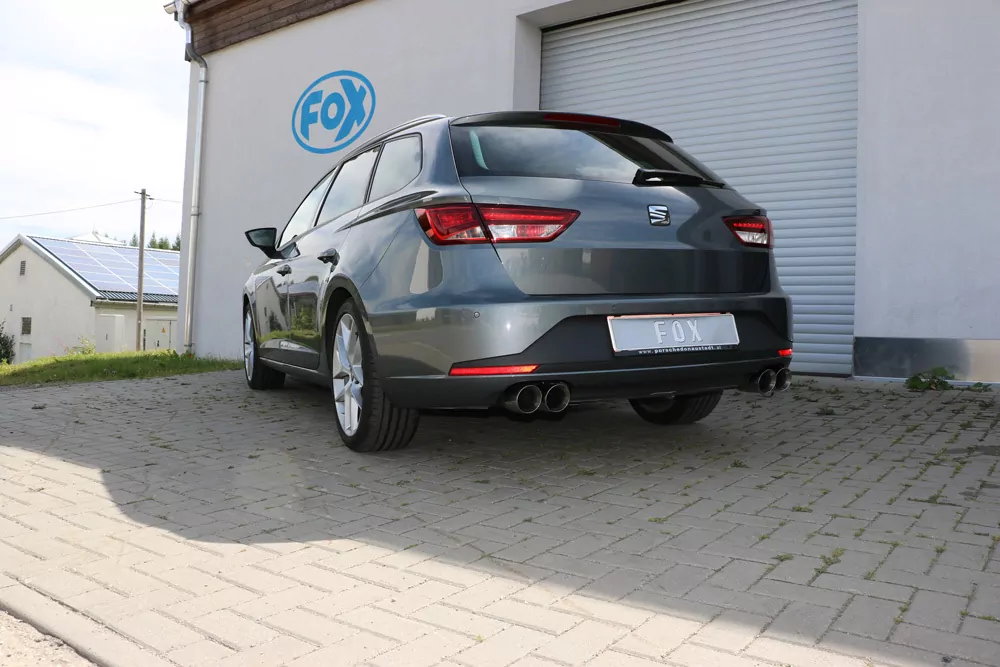 Seat Leon 5F ST - Starre Hinterachse  Endschalldämpfer rechts/links - 2x90 Typ 25 rechts/links