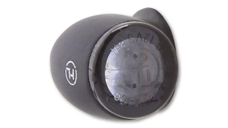 HIGHSIDER pro Proton Two LED Blinker Schwarz/Getönt E-Geprüft (Paar)