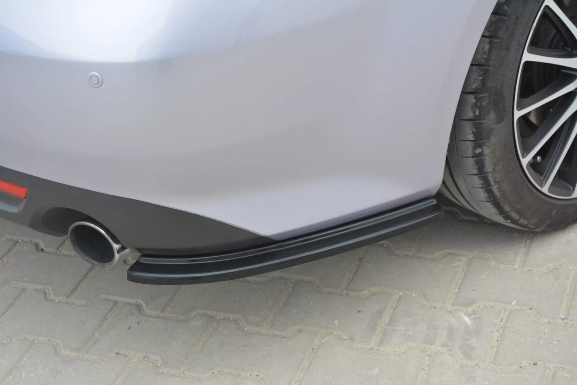 Heck Ansatz Flaps Diffusor Passend FÃ¼r MAZDA 6 MK2 SPORT HATCH (GH-SERIES) Vor Facelift Schwarz Hochglanz