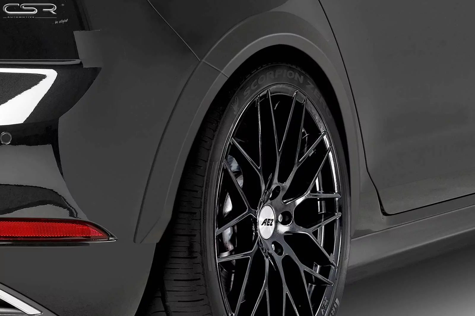 Kotflügelverbreiterung hinten für VW Golf 7 5-Türer VB022