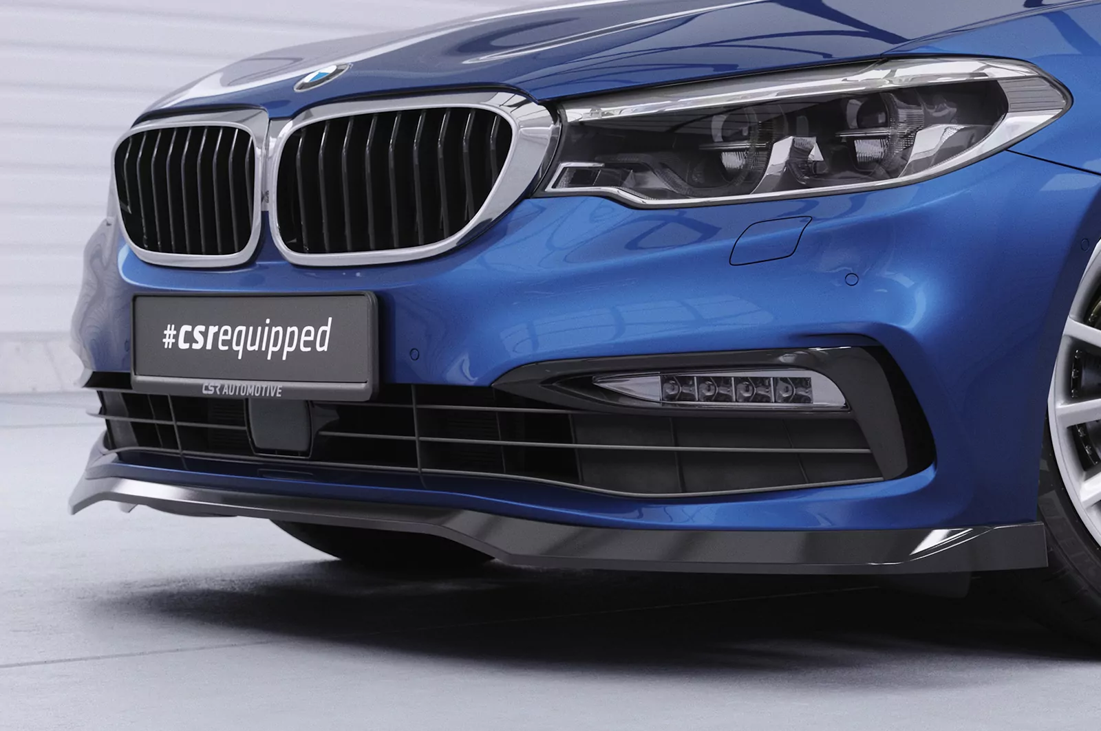 Cup-Spoilerlippe mit ABE für BMW 5er G30 / G31 CSL791 Schwarz Strukturiert