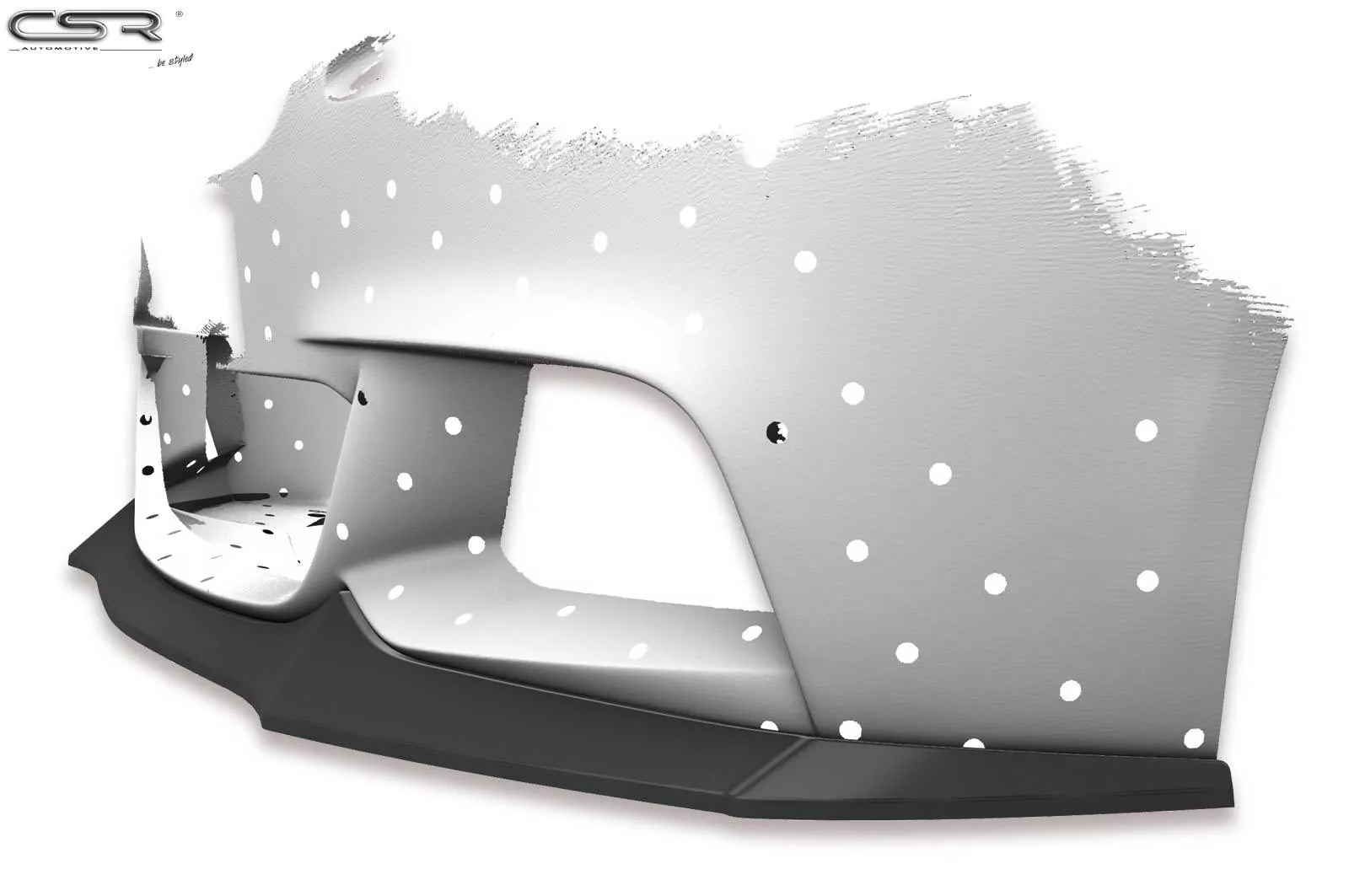 Cup-Spoilerlippe mit ABE für BMW 5er F10/F11 M-Paket CSL137-M Carbon Look (matt)