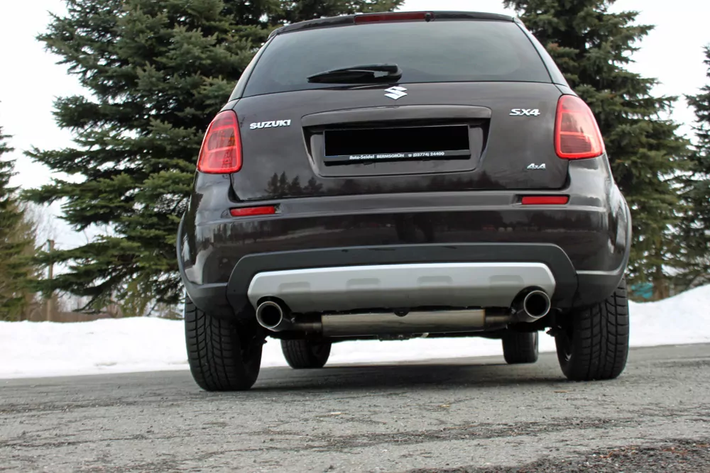 Suzuki SX4 - 4x4  Endschalldämpfer Ausgang rechts/links - 1x90 Typ 25 rechts/links