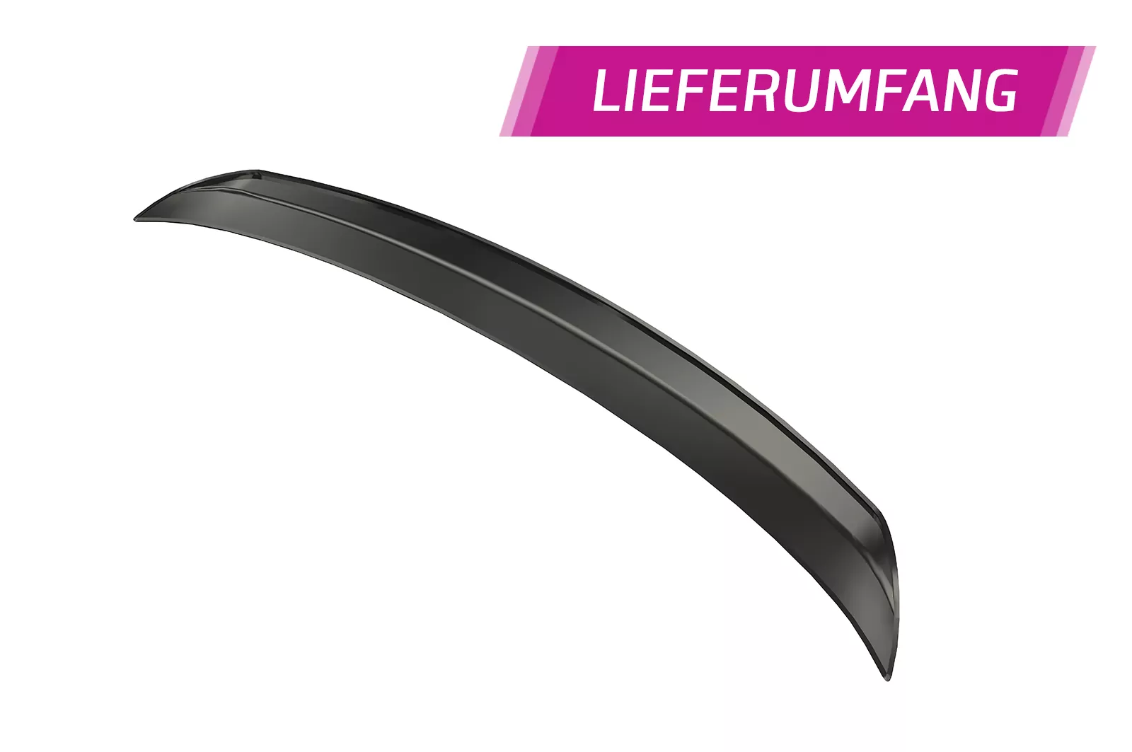 Heckflügel mit ABE für BMW 3er F31 Touring HF751 Strukturiert (schwarz matt)