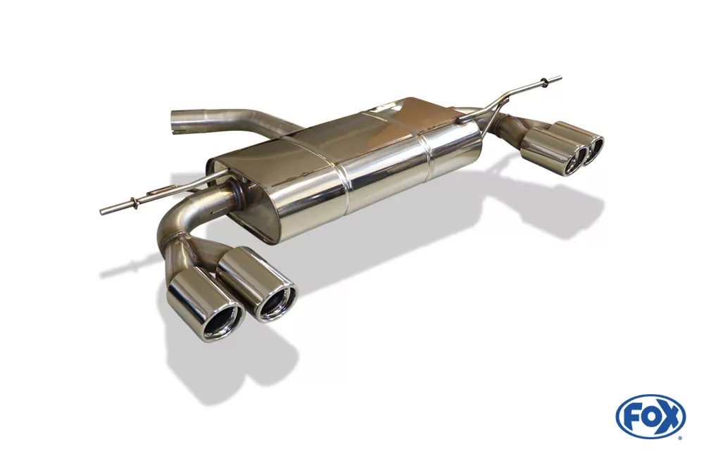 VW Scirocco - 13  Endschalldämpfer Ausgang rechts/links Ø55mm - 2x76 Typ 17 rechts/links