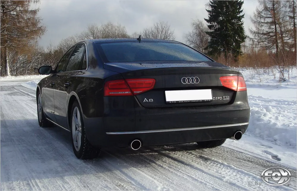 Audi A8 Typ 4H  Endschalldämpfer rechts/links - 1x100 Typ 16 rechts/links