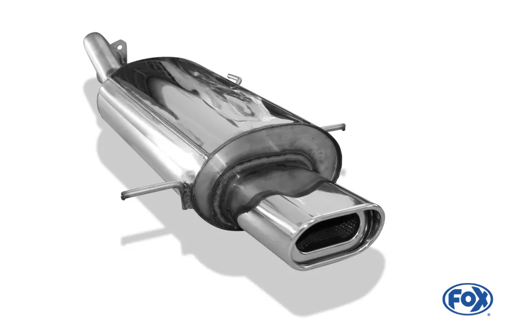 Mazda 323 Typ BG/ MX3 Typ EC  Endschalldämpfer mit Flansch - 135x80 Typ 53