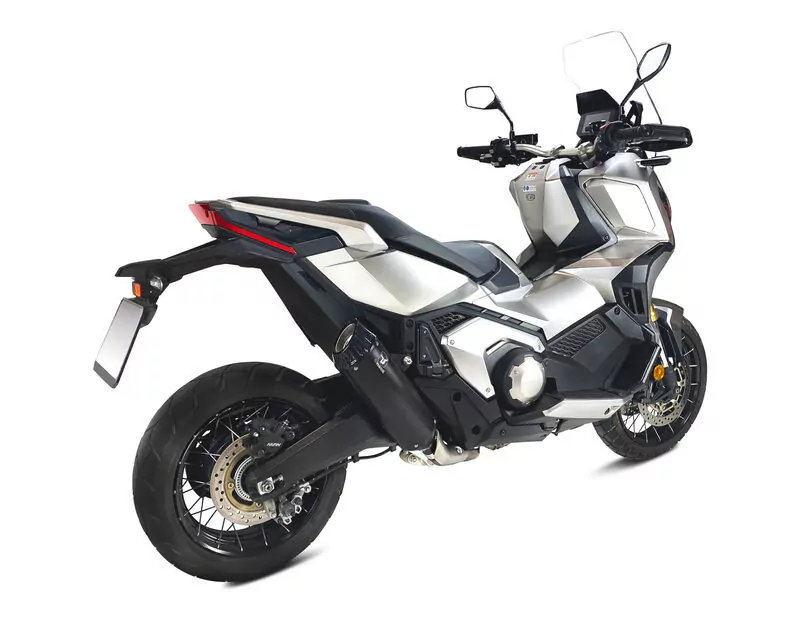 IXRACE Desert black Edelstahl-Endtopf für HONDA X-ADV 750, 17-20 (RC95), X-ADV 750, 21- (RH10) E-geprüft