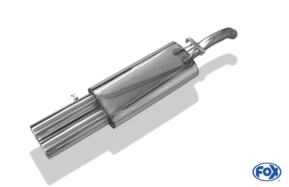 VW Golf II Typ 19E  Endschalldämpfer  - 2x76 Typ 13