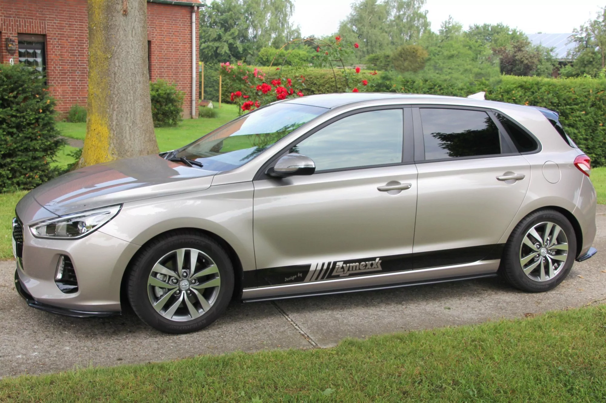 Seitenschweller Ansatz Passend Für Passend Für HYUNDAI I30 MK3 HATCHBACK Schwarz Hochglanz Schwarz Hochglanz