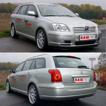 K.A.W. PlusKit Sportfahrwerk für Toyota Avensis Kombi (T25) ab 04/2003 bis 11/2008