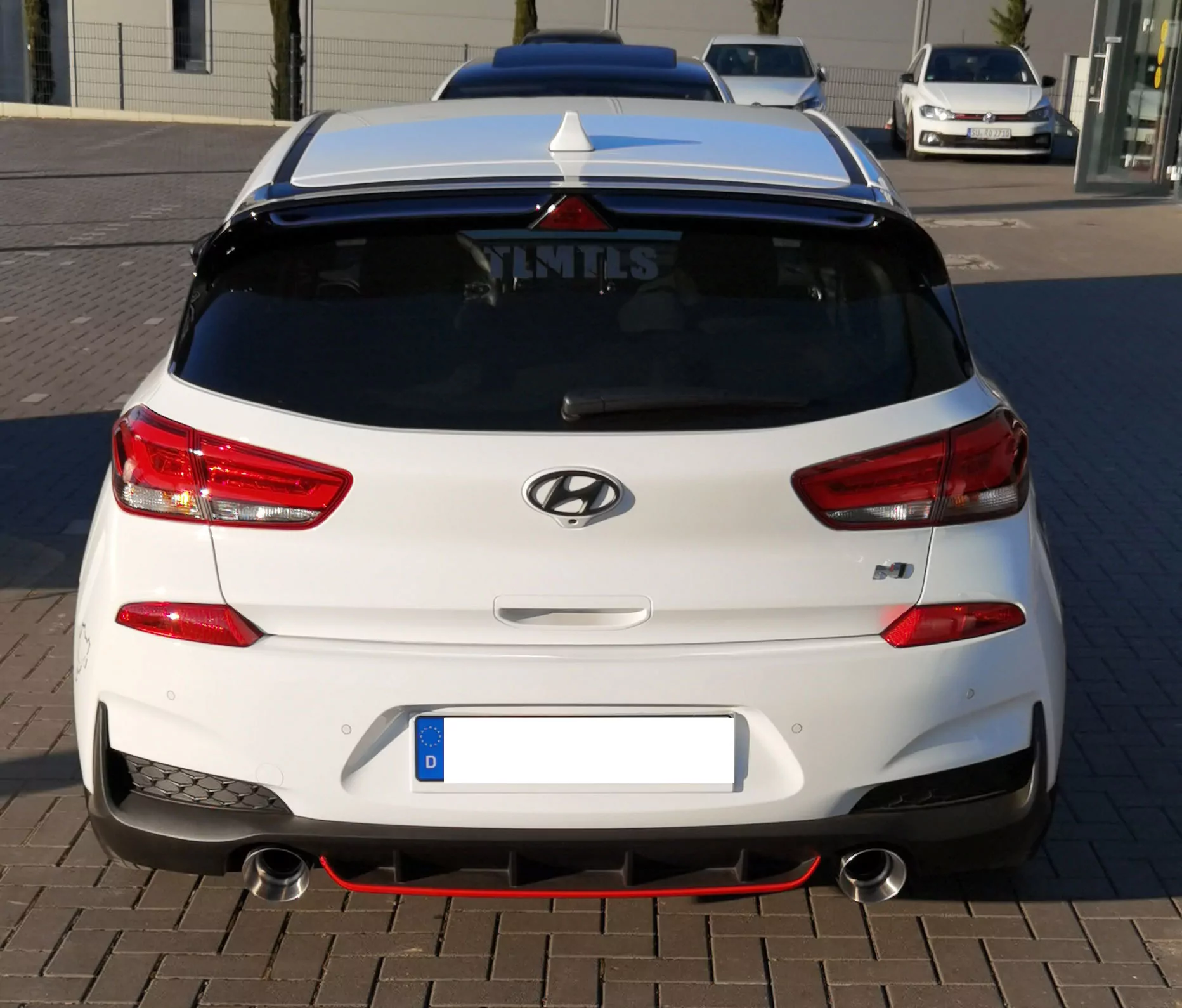 Hyundai i30N Performance + Fastback  Endrohre passend auf den originalen Endschalldämpfer - 1x114 Typ 25 rechts/links