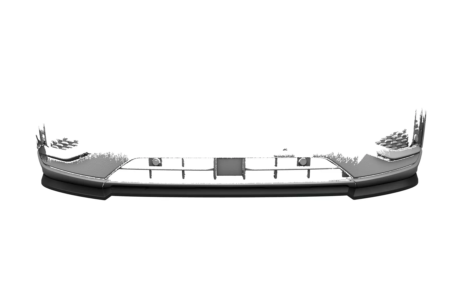 Cup-Spoilerlippe mit ABE für Audi Q2 (GA) CSL580 Schwarz Strukturiert
