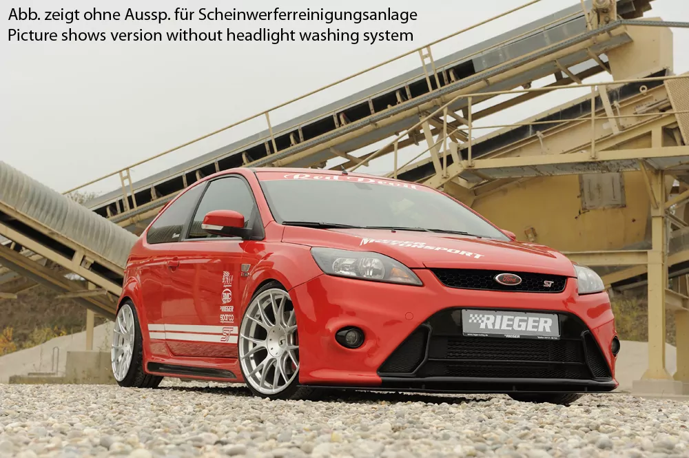 Rieger Spoilerstoßstange für Ford Focus 2 ST - 5-tür. 02.08-01.11 (ab Facelift) carbon optik