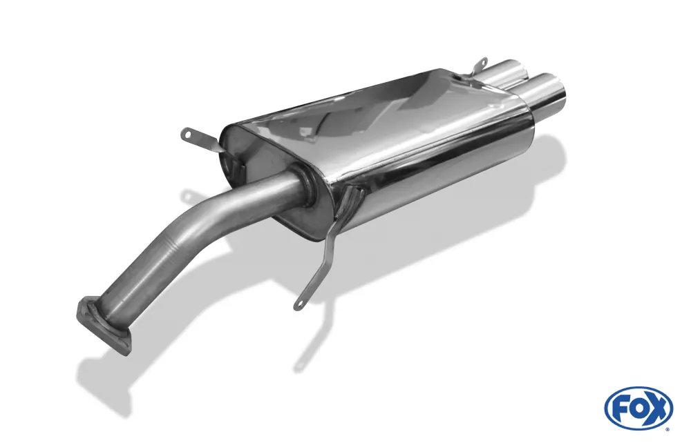 Volvo V40/ S40  Endschalldämpfer  - 2x80 Typ 13