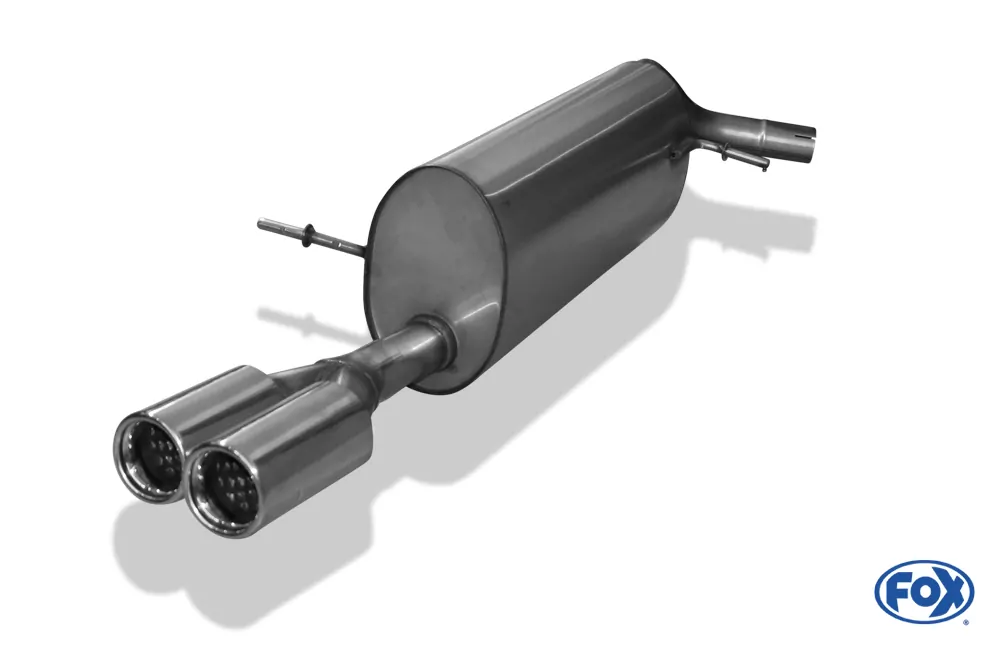BMW F20/F21 - M140i Endschalldämpfer quer Ausgang rechts/links - 1x100 Typ 25 rechts/links Schwarz