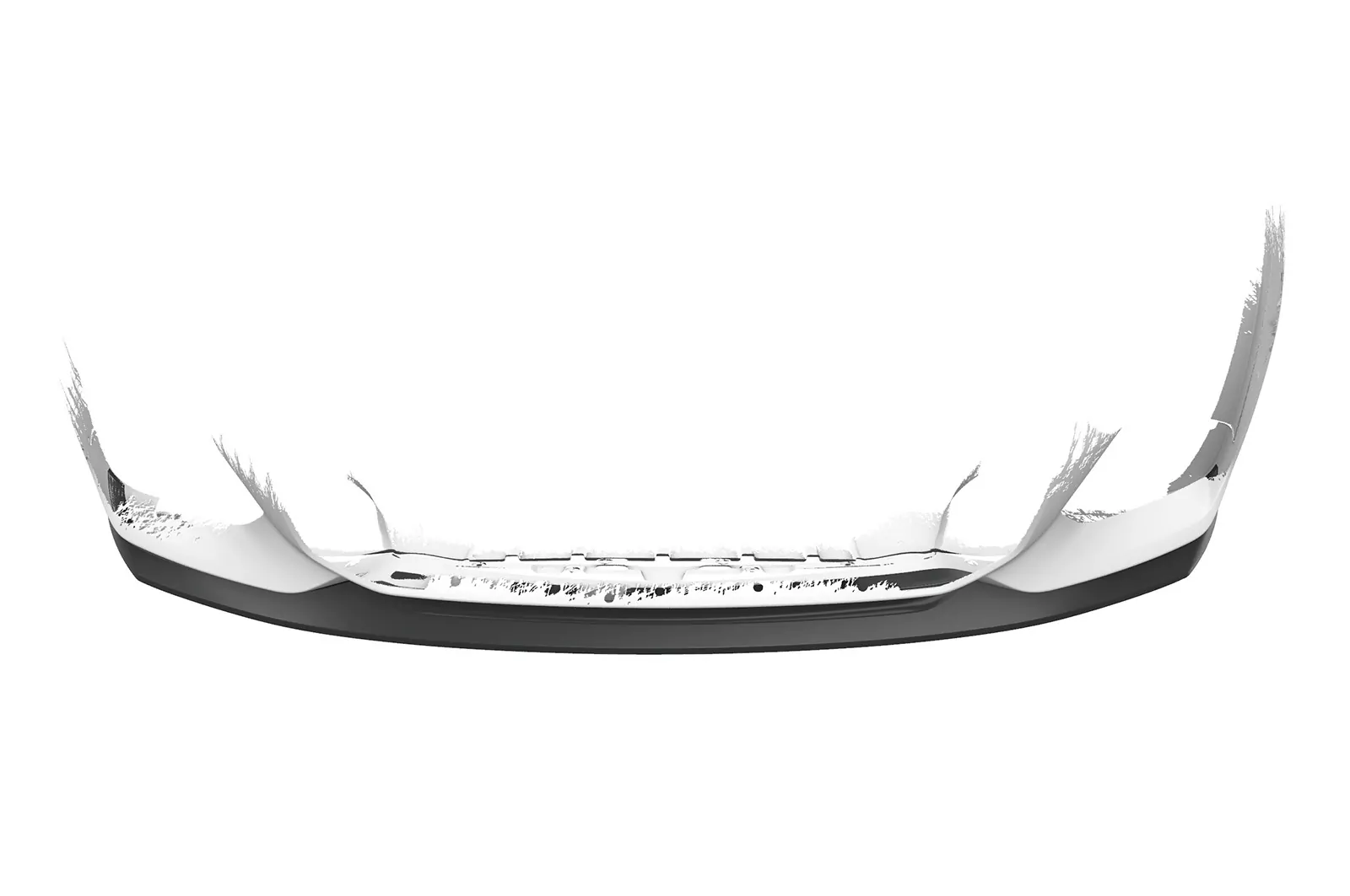 Cup-Spoilerlippe mit ABE für BMW X6 (G06) M-Paket / M50i CSL589 Schwarz Strukturiert