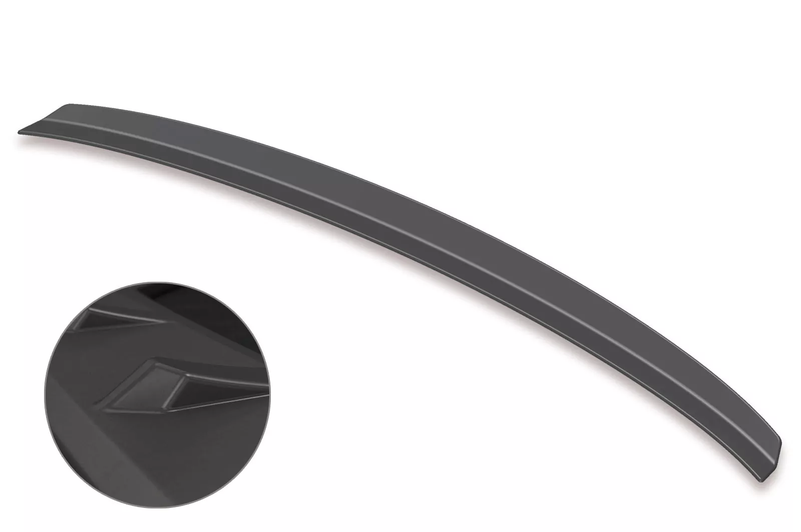 Heckflügel mit ABE für VW Passat B7 Typ 3C Lackierfreundlich (schwarz matt)