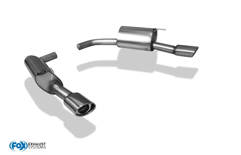 Jaguar XK8/ XKR Typ QEV/ QDV  Endschalldämpfer rechts/links Ø63,5 - 115x85 Typ 33 rechts/links