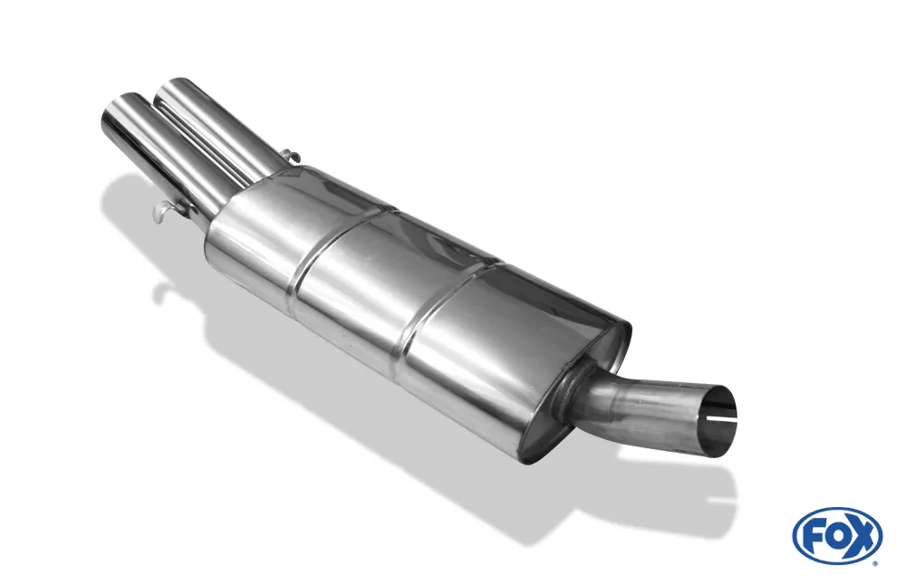 Audi 80/90 - Typ 89, B3 Limousine/ Coupe/ 80 B4 - Cabrio  Endschalldämpfer - 2x76 Typ 10