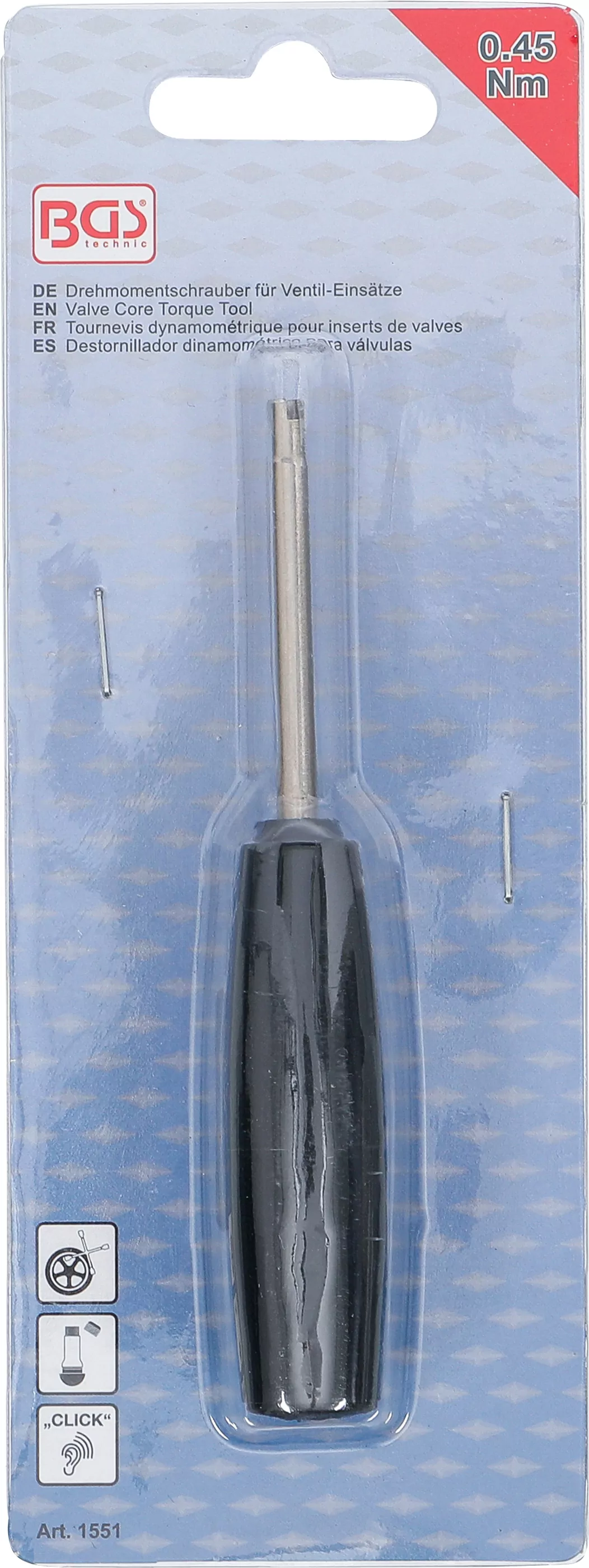 Drehmomentschrauber für Ventil-Einsätze | 0,45 Nm