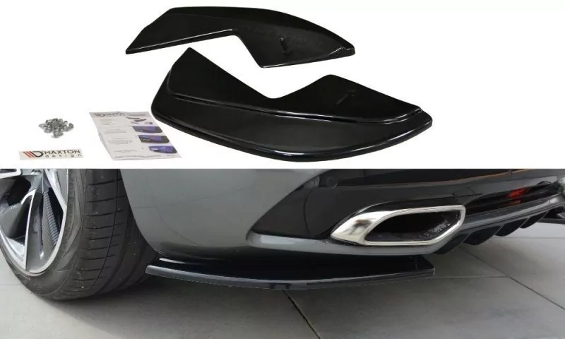 Heck Ansatz Flaps Diffusor Passend Für Diffusor Passend Für CITROEN DS5 FL, Vor FL Schwarz Hochglanz Schwarz Hochglanz