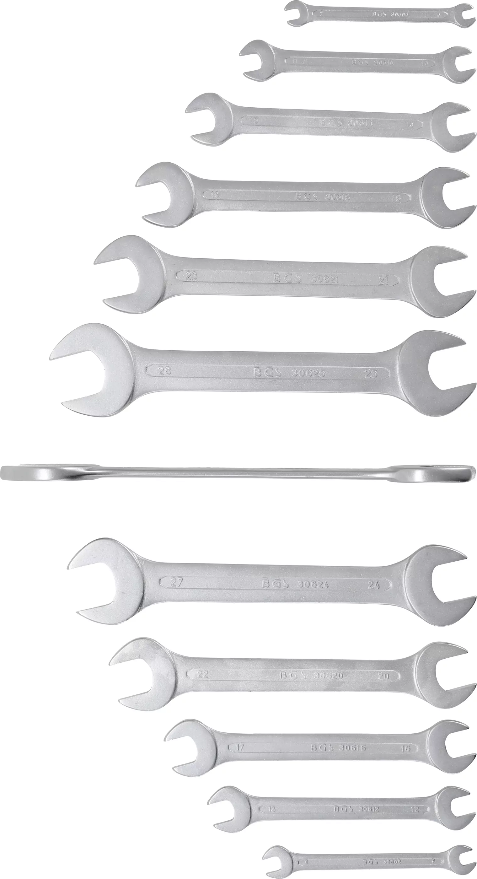 Doppel-Maulschlüssel-Satz | SW 6 - 32 mm | 12-tlg.