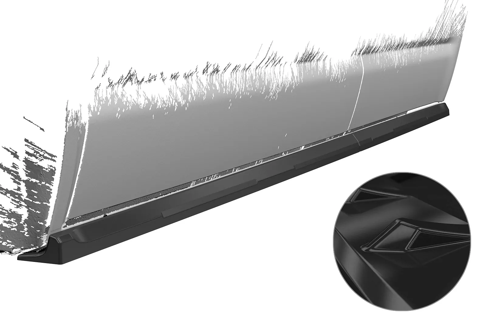 Seitenschweller für VW T5 Glossy (schwarz hochglanz)
