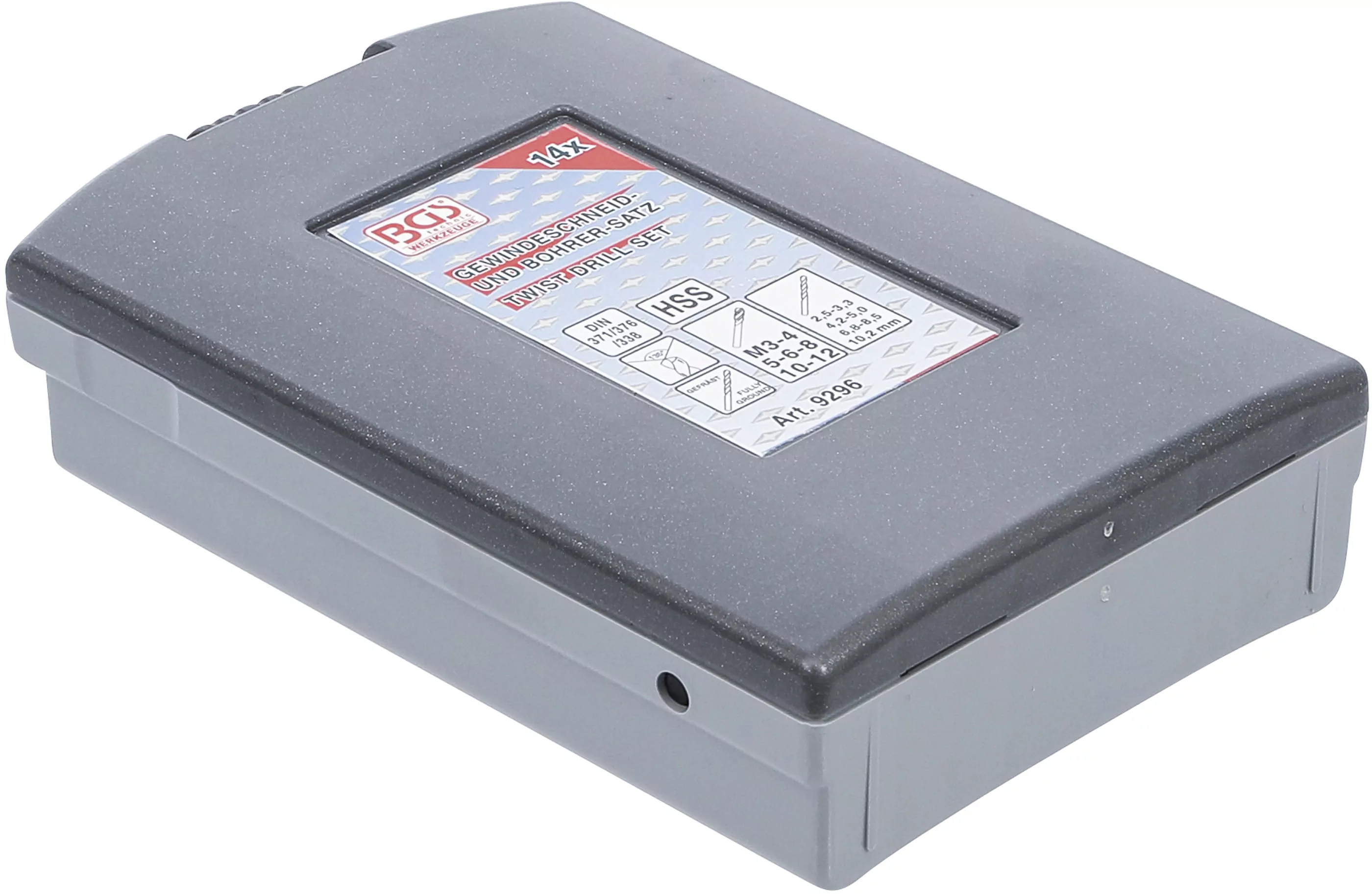 Spiralbohrer-/Gewindebohrer-Satz | 14-tlg.