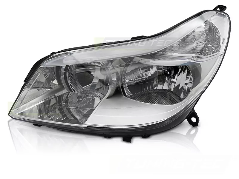 Headlight Chrome Left Side Tyc Fits Citroen C5 04-08