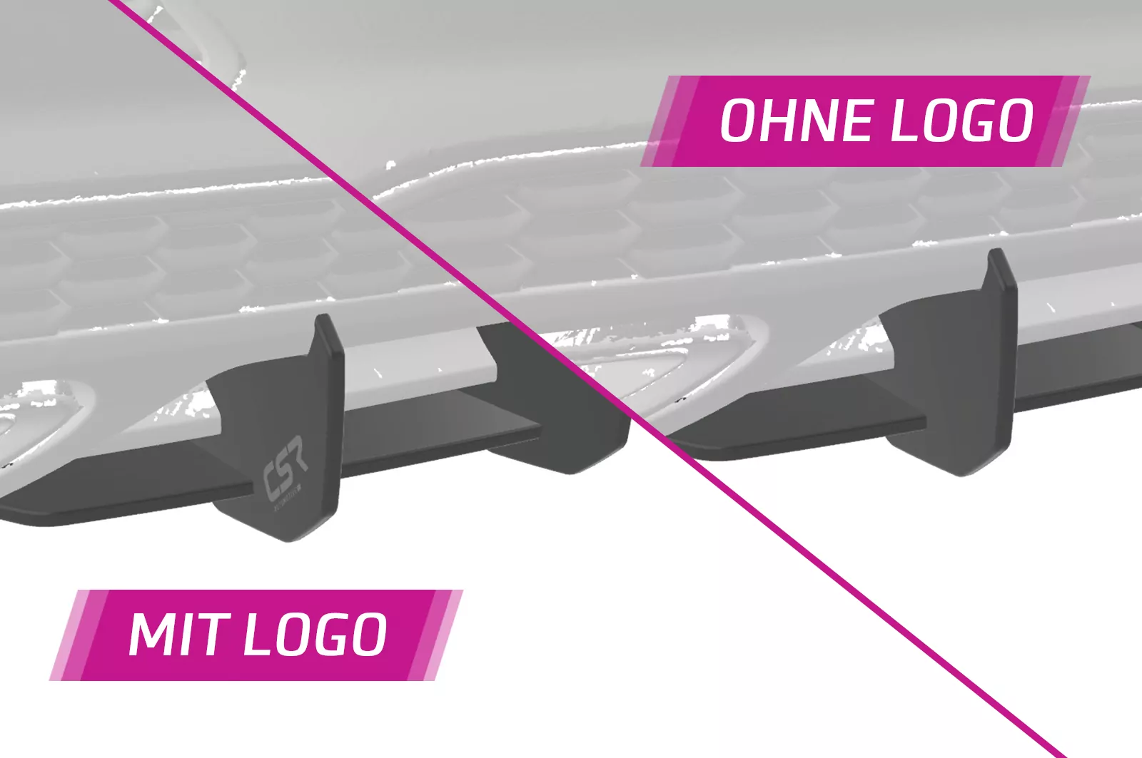 Racing Diffusor / Heckansatz für Audi A3 8Y S-Line HA327