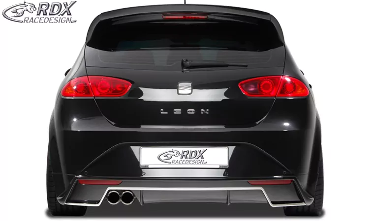 RDX Heckansatz für SEAT Leon 1P Facelift (ab 2009) Heckschürze Heck